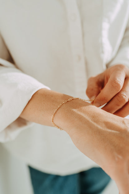 Petite Paperclip Bracelet