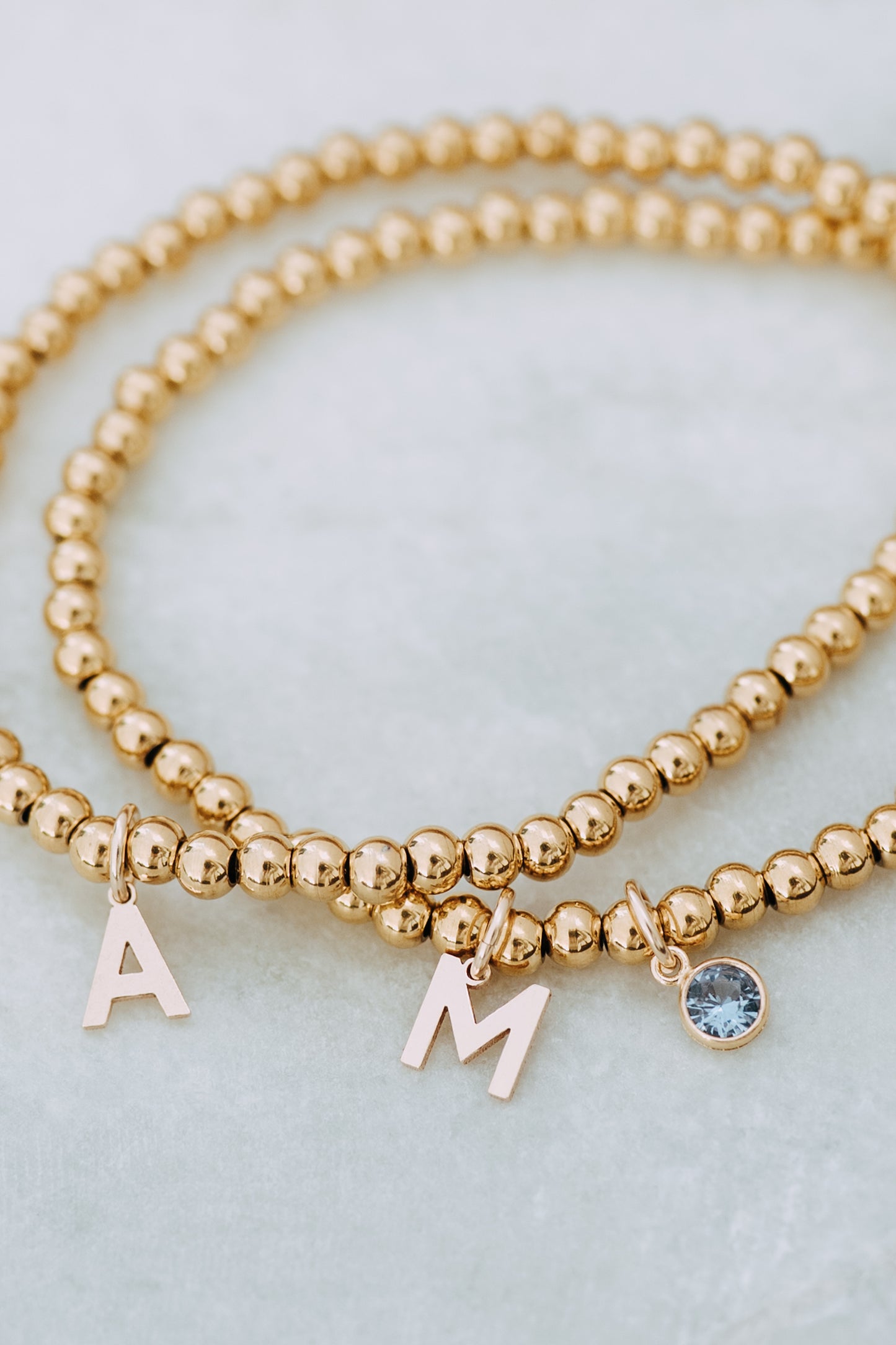 Letter Beaded Bracelet