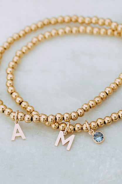 Letter Beaded Bracelet