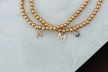 Letter Beaded Bracelet