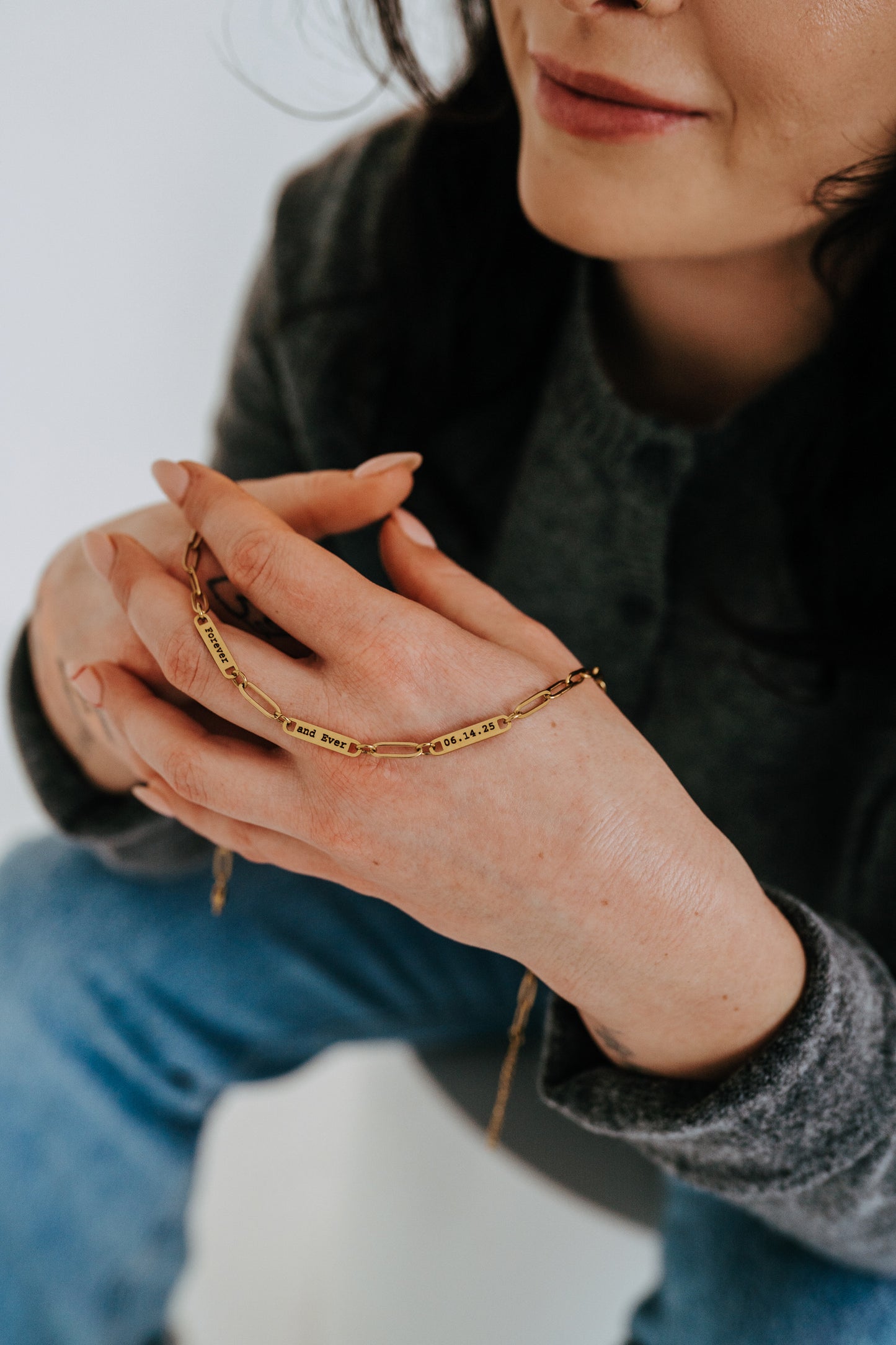 Engraved 3 Bar Necklace