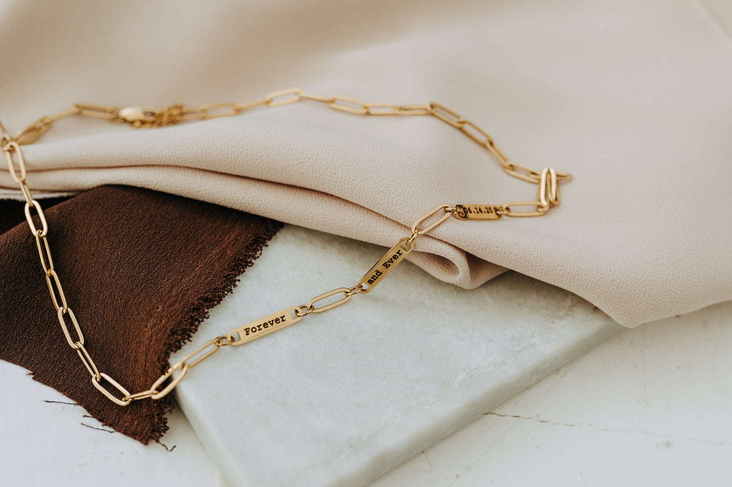 Engraved 3 Bar Necklace