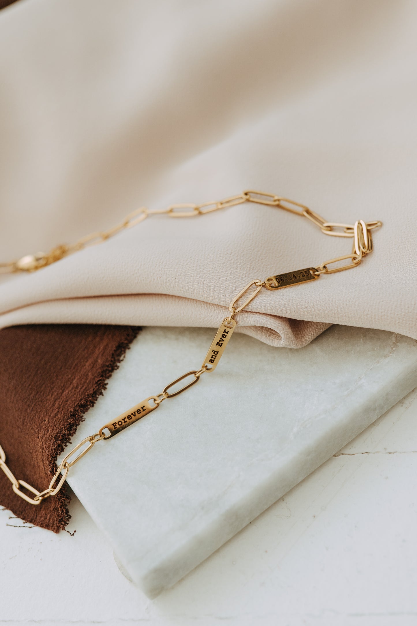 Engraved 3 Bar Necklace