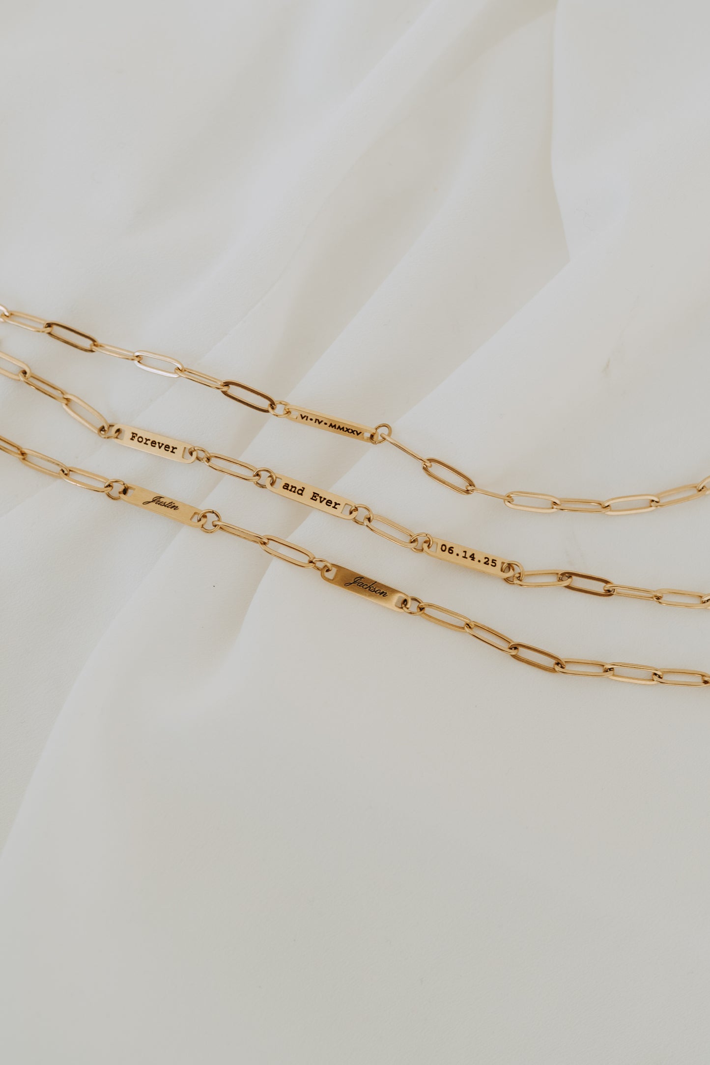 Engraved 2 Bar Necklace