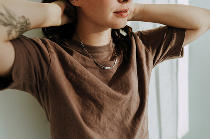 Engraved 3 Bar Necklace - Silver