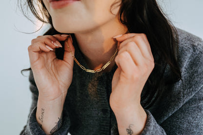 Engraved 3 Bar Necklace