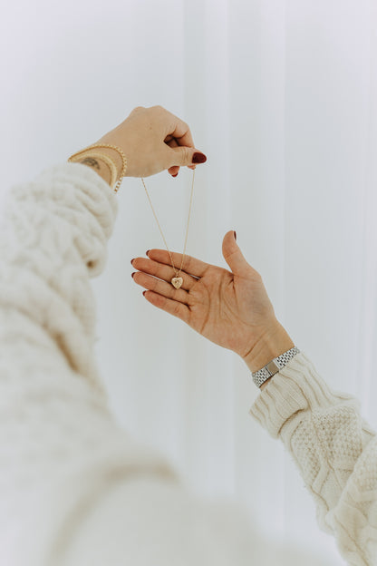 Engraved Mini Heart Locket