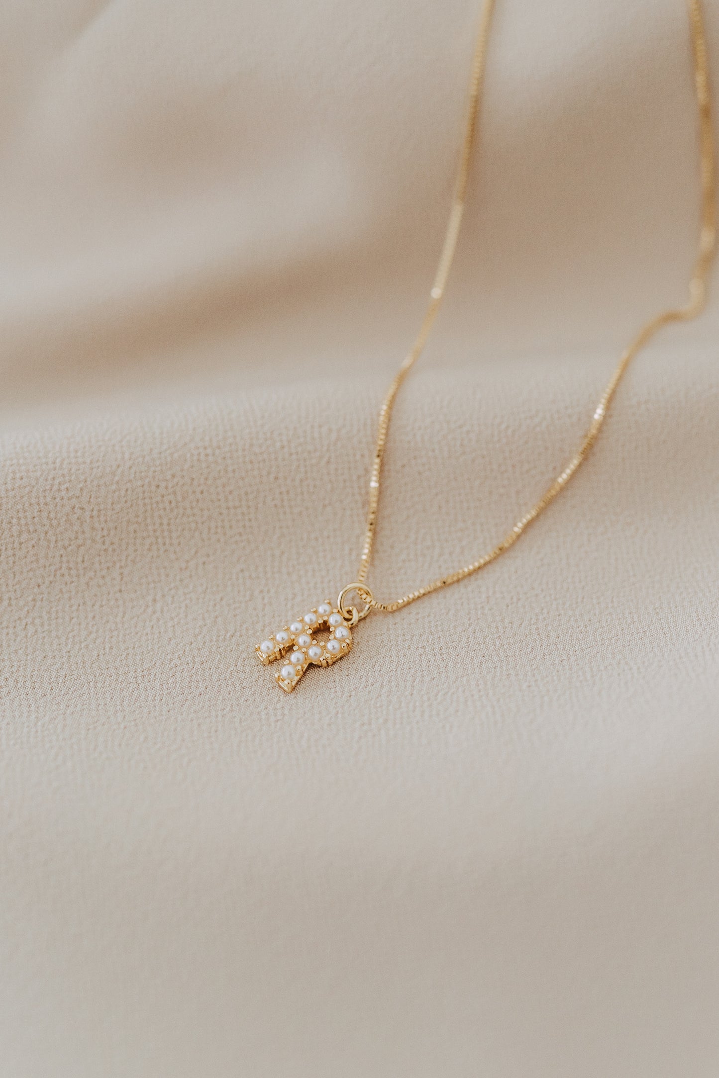 Pearl Letter Necklace