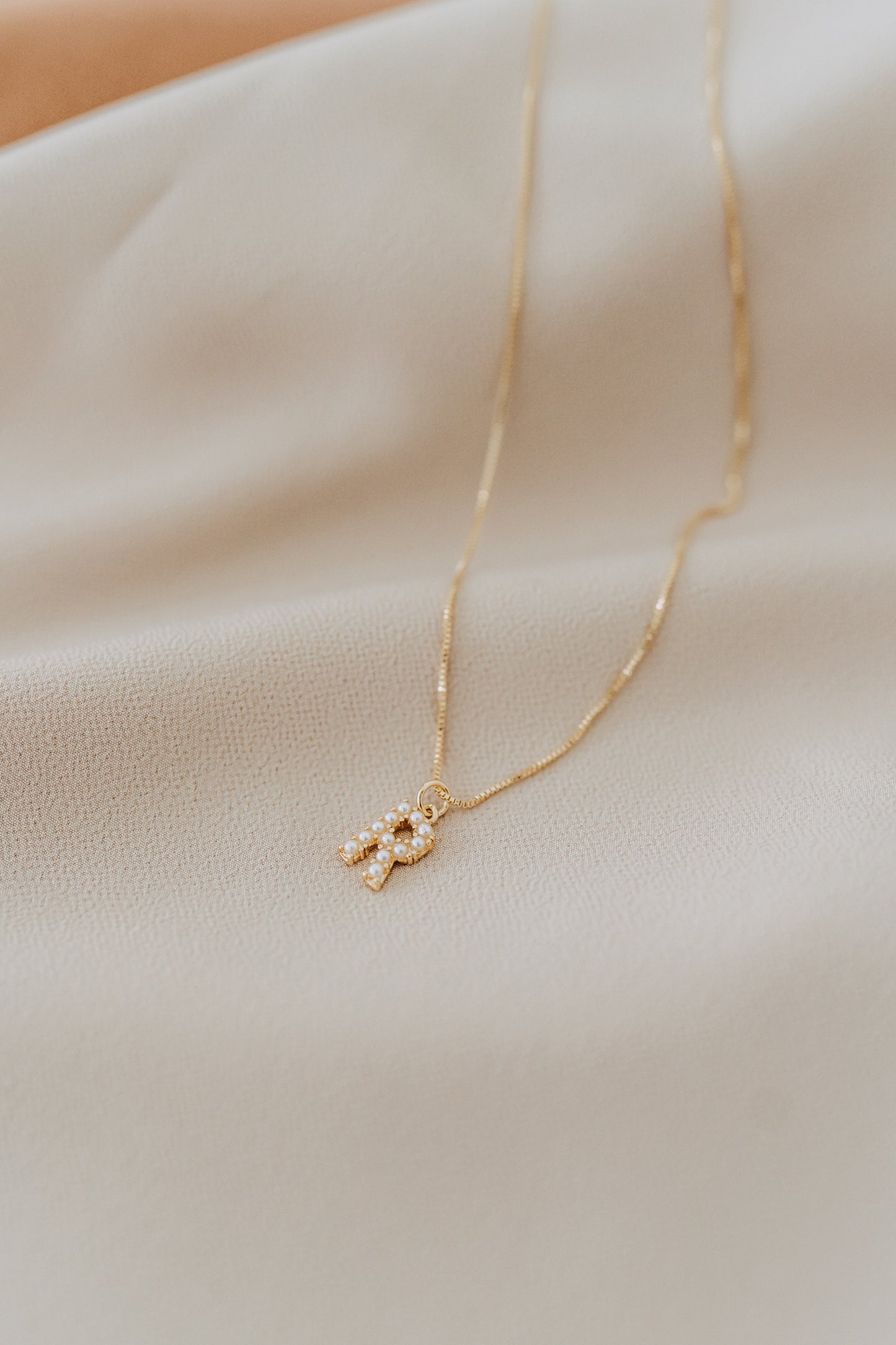 Pearl Letter Necklace