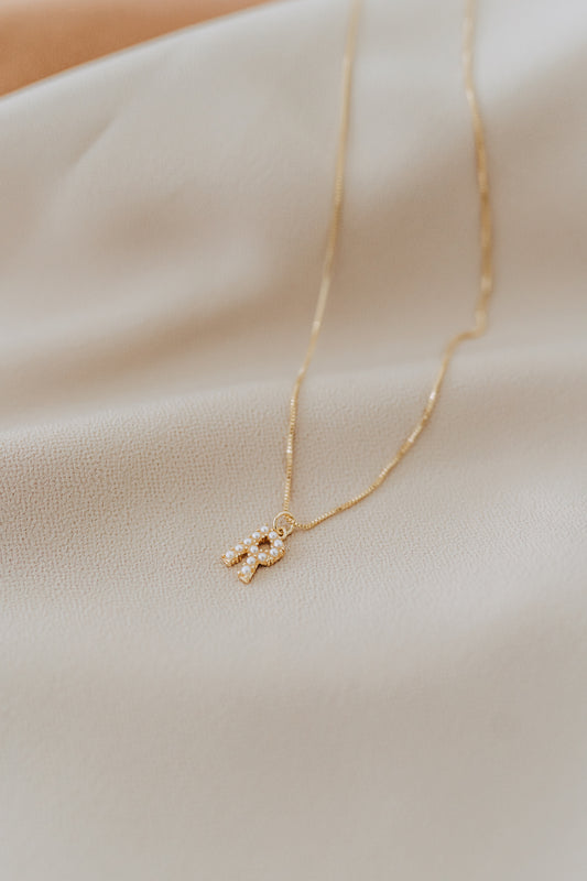 Pearl Letter Necklace