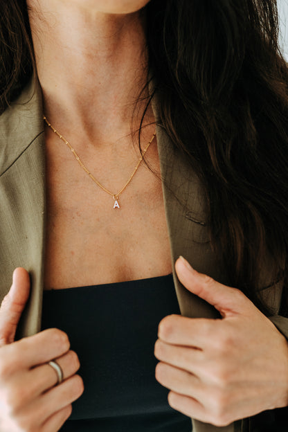 Mini Letter Necklace