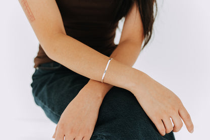 3mm Sterling Silver Herringbone Bracelet