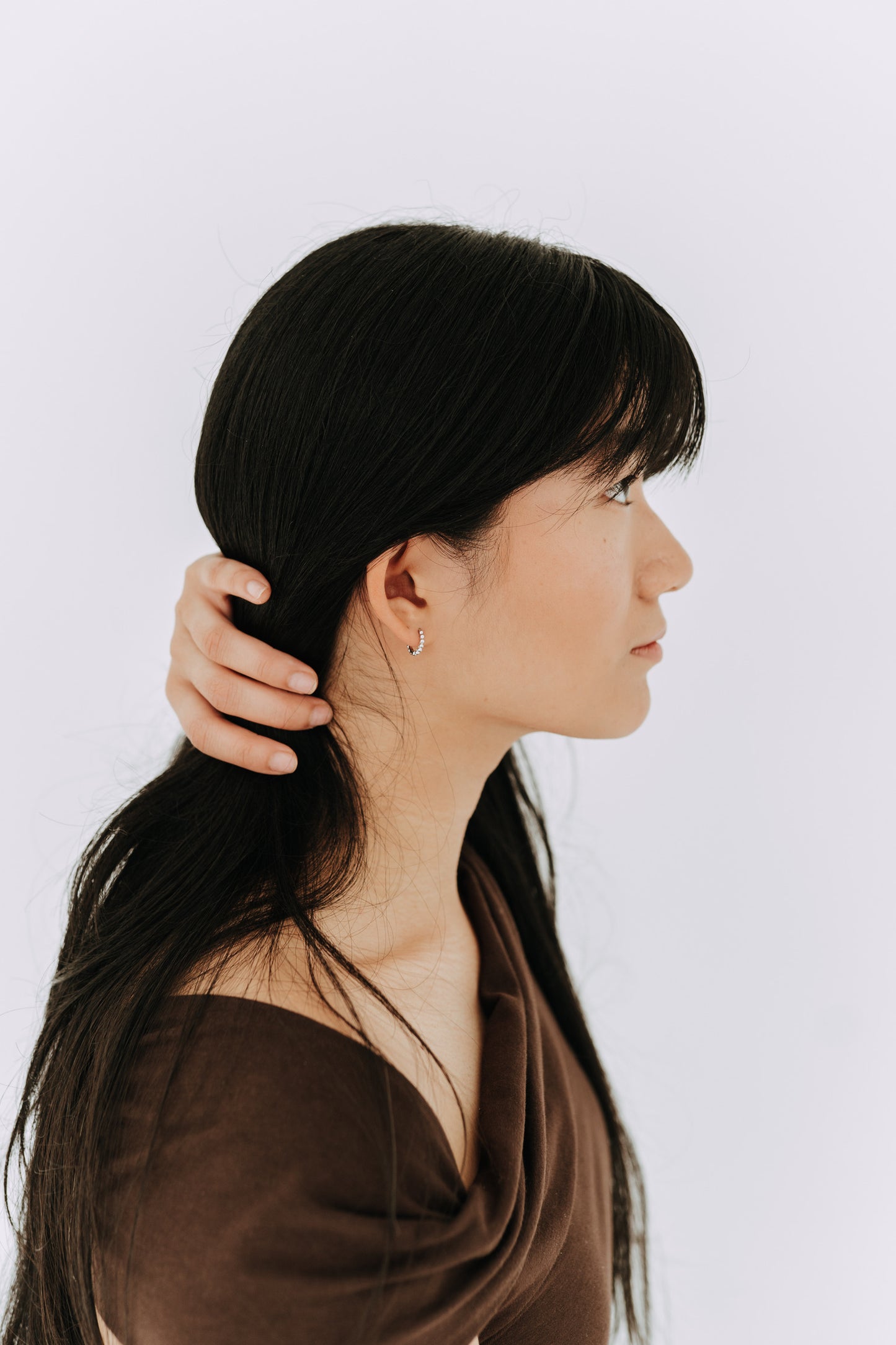 The Poppy Hoops / Sterling Silver