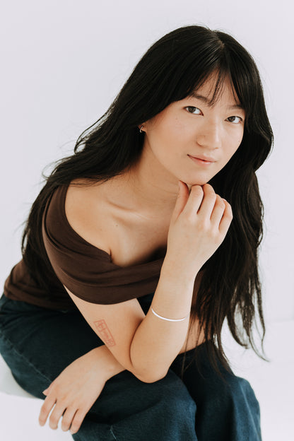 The Poppy Hoops / Sterling Silver