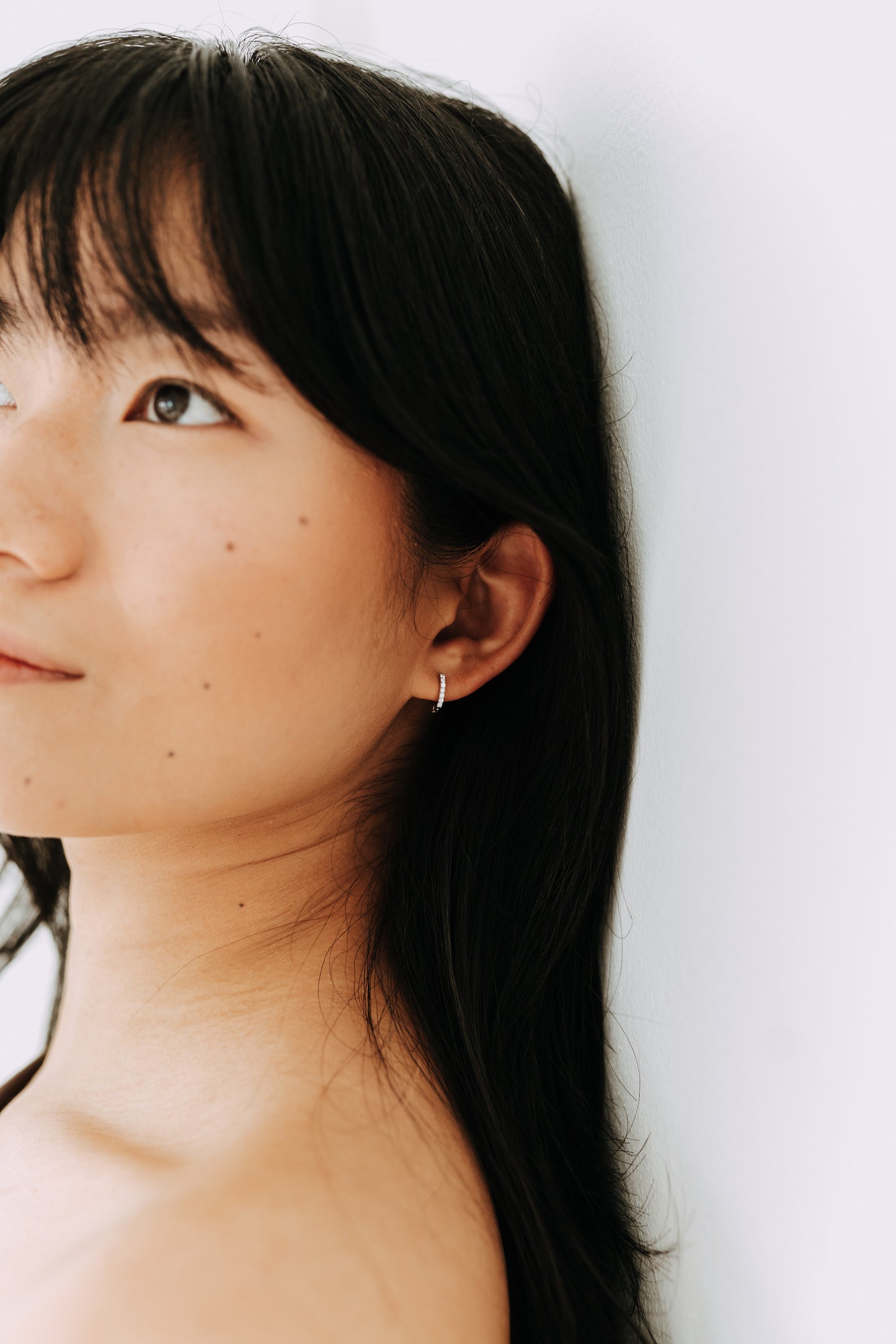 Halo Hoops Sterling Silver