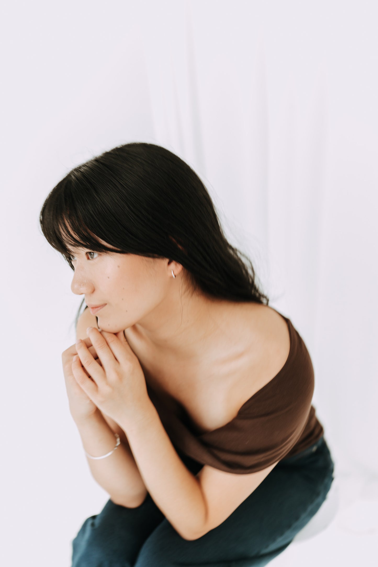 Halo Hoops Sterling Silver