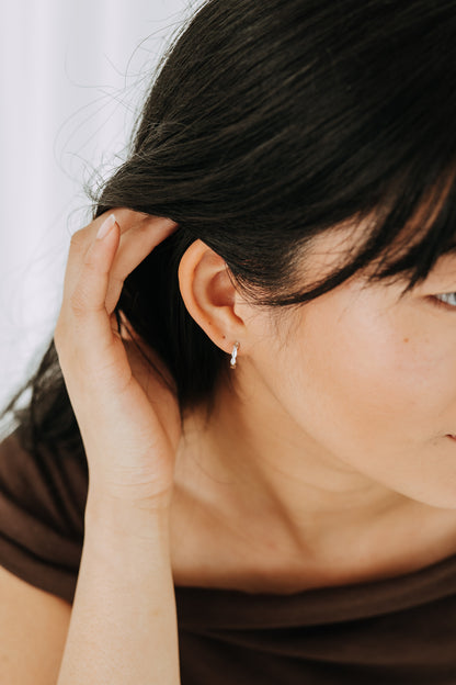 Willow Hoops / Sterling Silver
