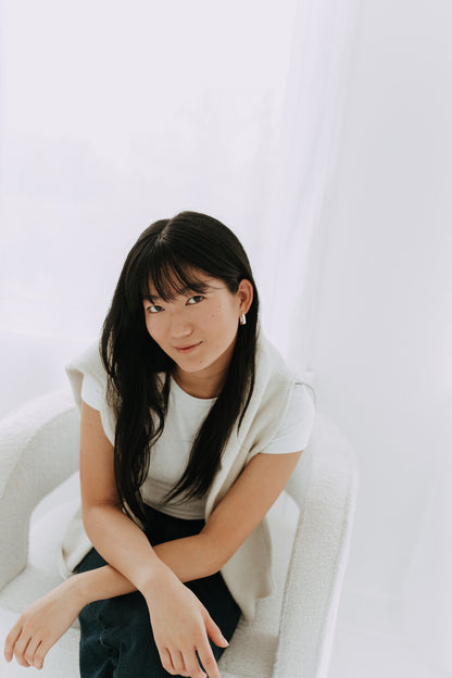 Uptown Rectangle Hoops / Sterling Silver