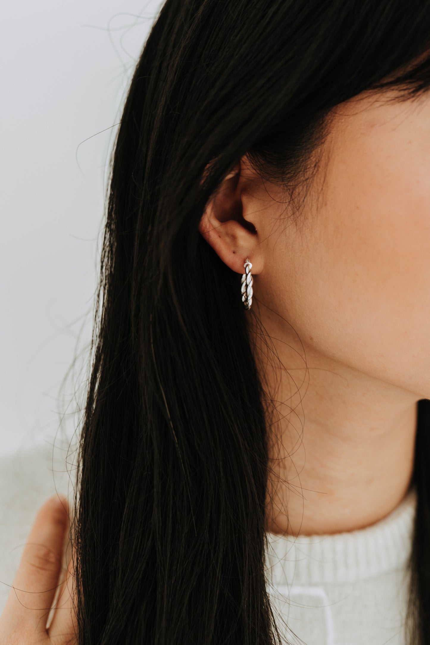 Ivy Hoops / Sterling Silver