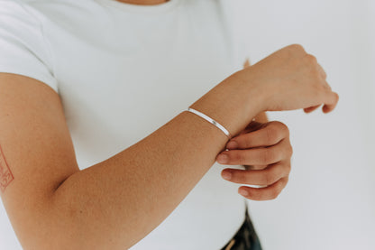 3mm Sterling Silver Herringbone Bracelet
