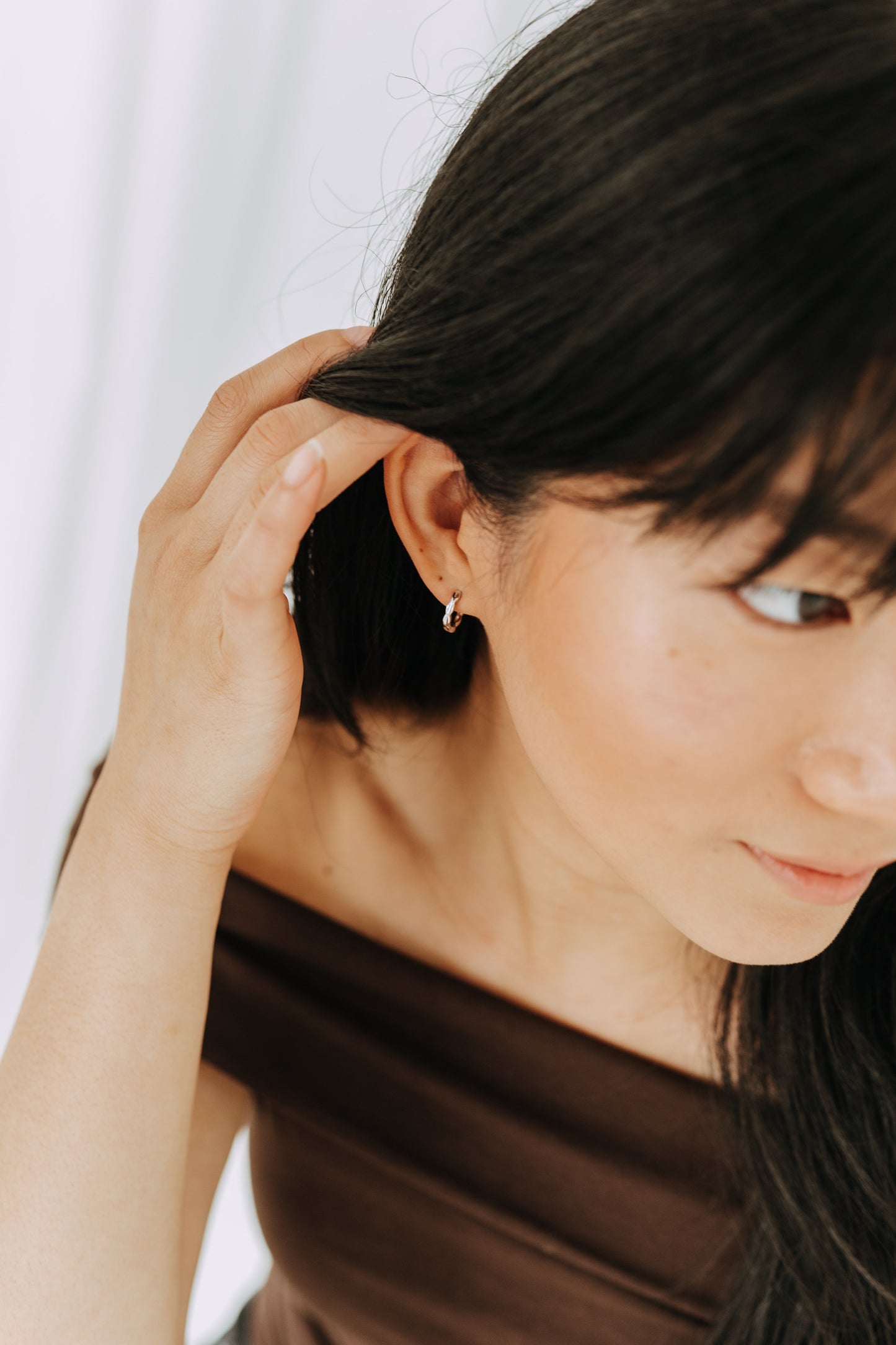 Willow Hoops / Sterling Silver