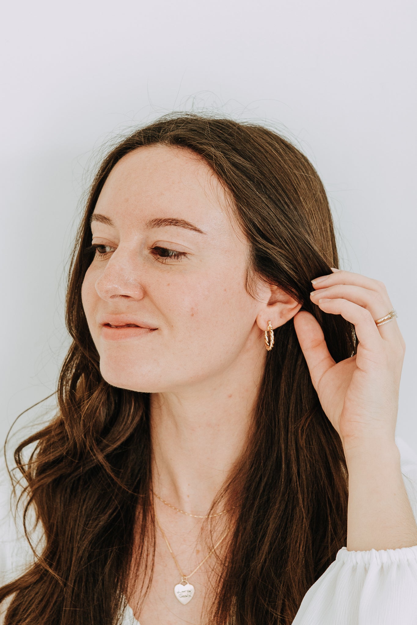 Magnolia Hoops – Gold Filled Twisted Hoops