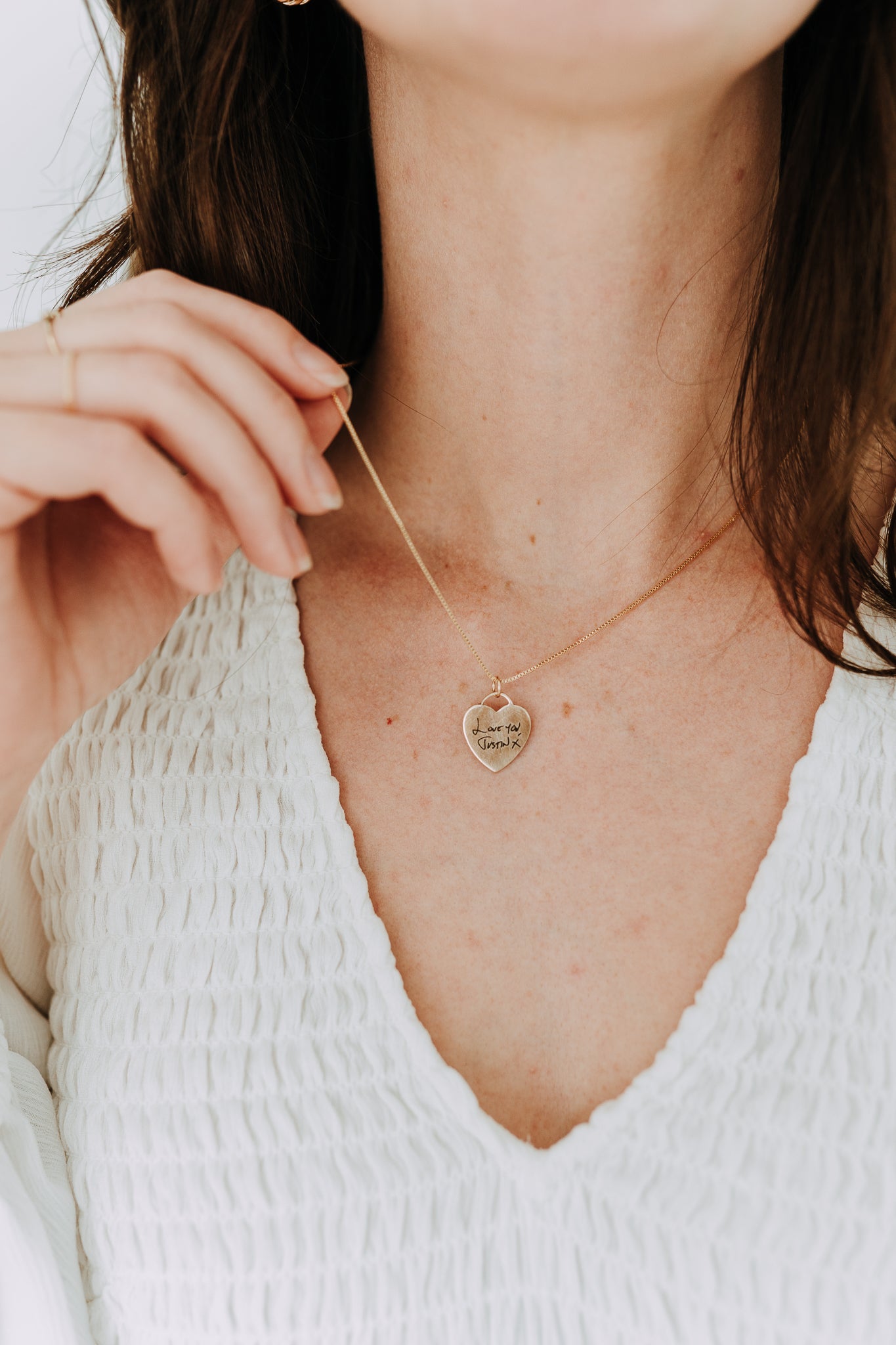 Handwritten Engraved Heart