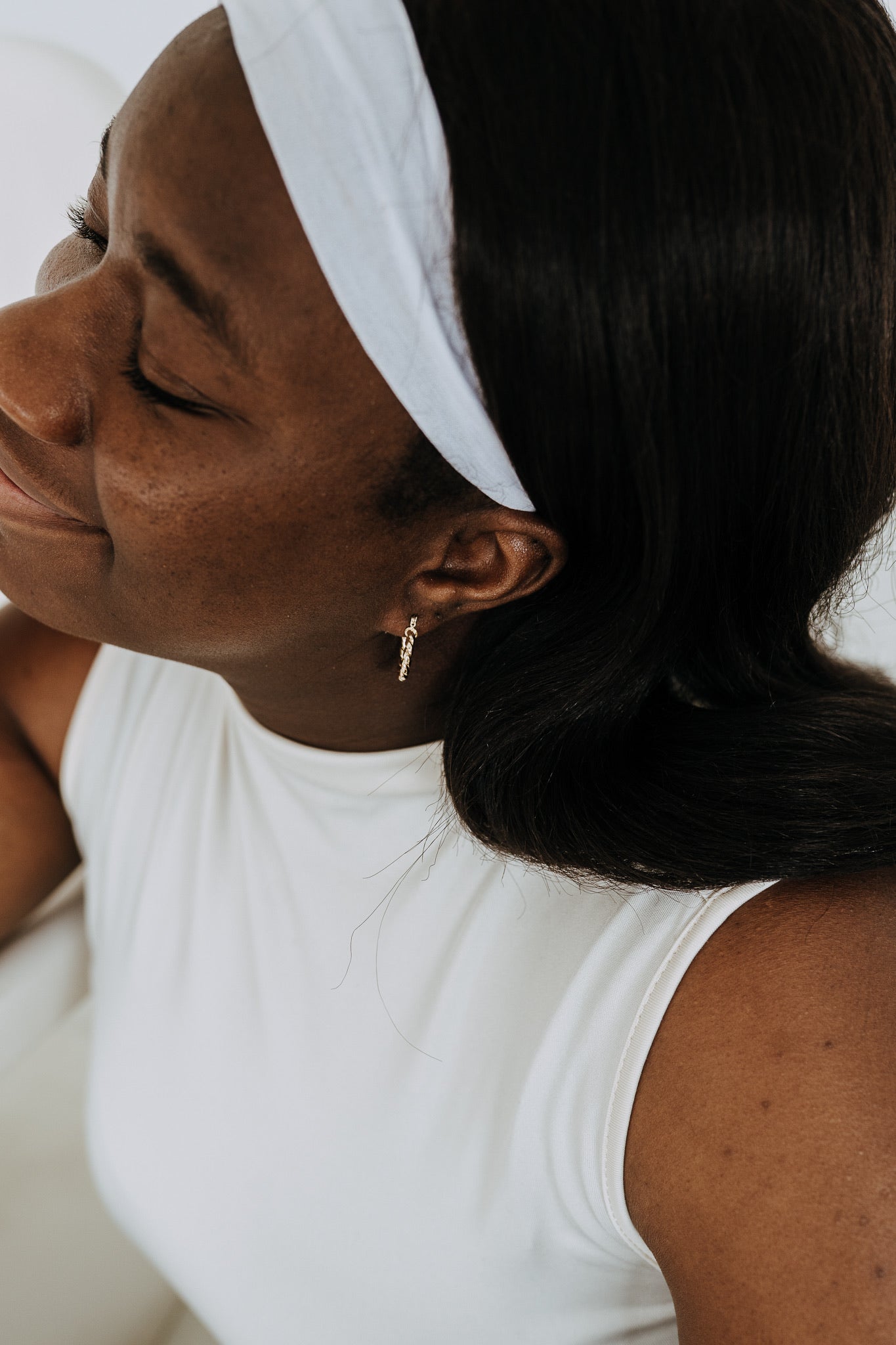 Magnolia Hoops – Gold Filled Twisted Hoops