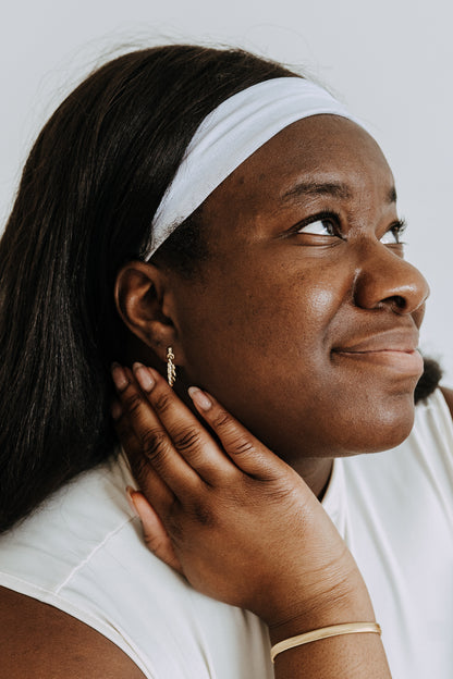 Magnolia Hoops – Gold Filled Twisted Hoops