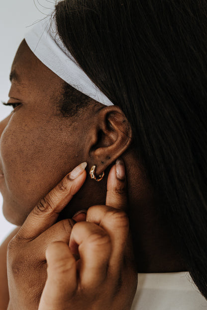 Cove Hoops – Gold Filled Mini Hoops