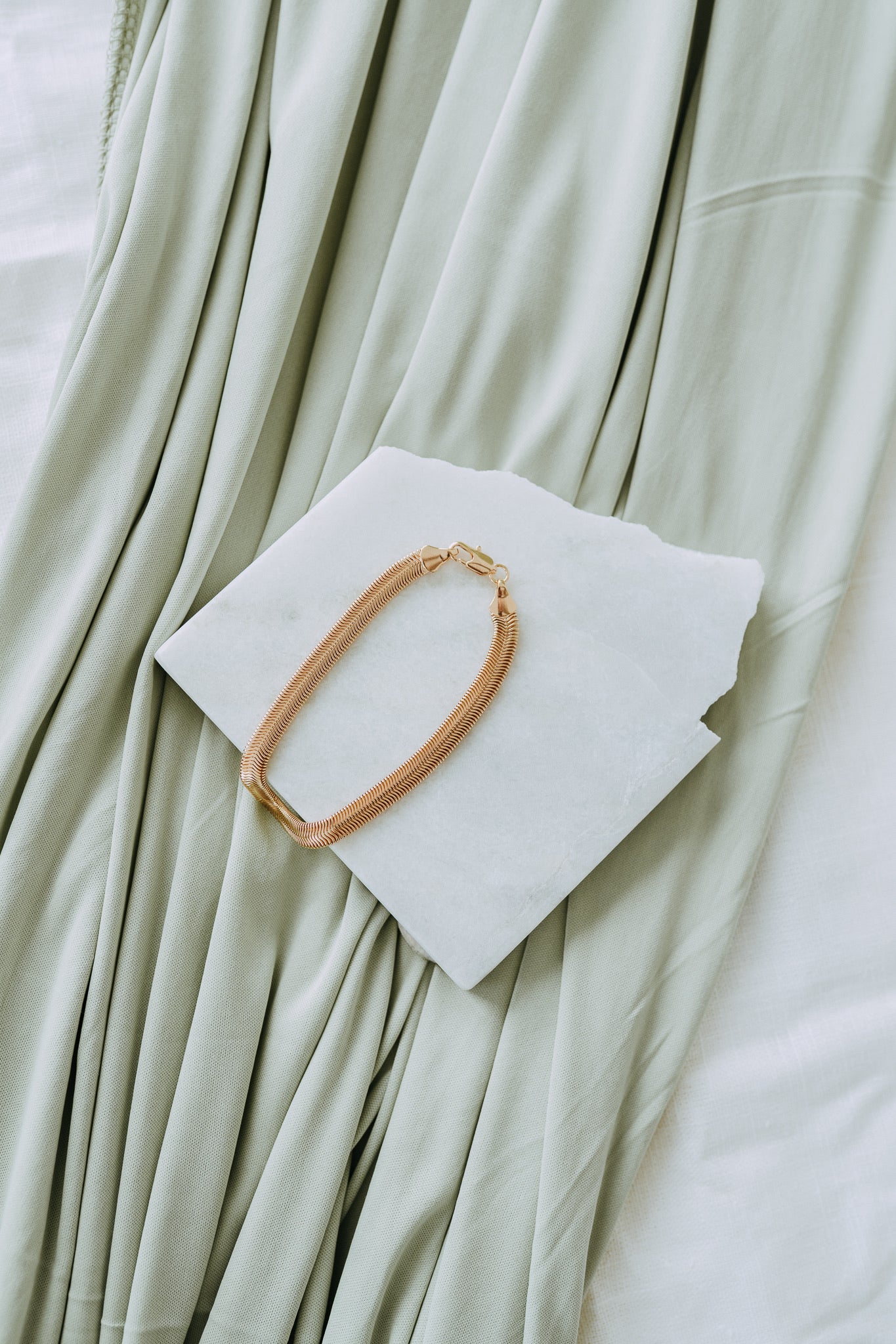 6mm Sol Bracelet – Gold Filled Herringbone Chain