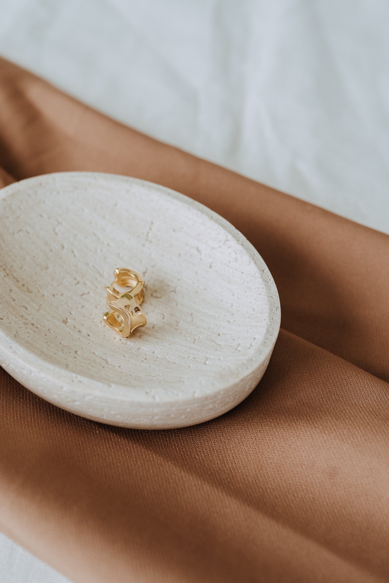 Rove Hoops – Gold Filled Chunky Mini Hoops