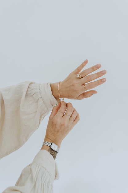 Paperclip Tennis Bracelet