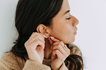 The Goldie Twist Hoops