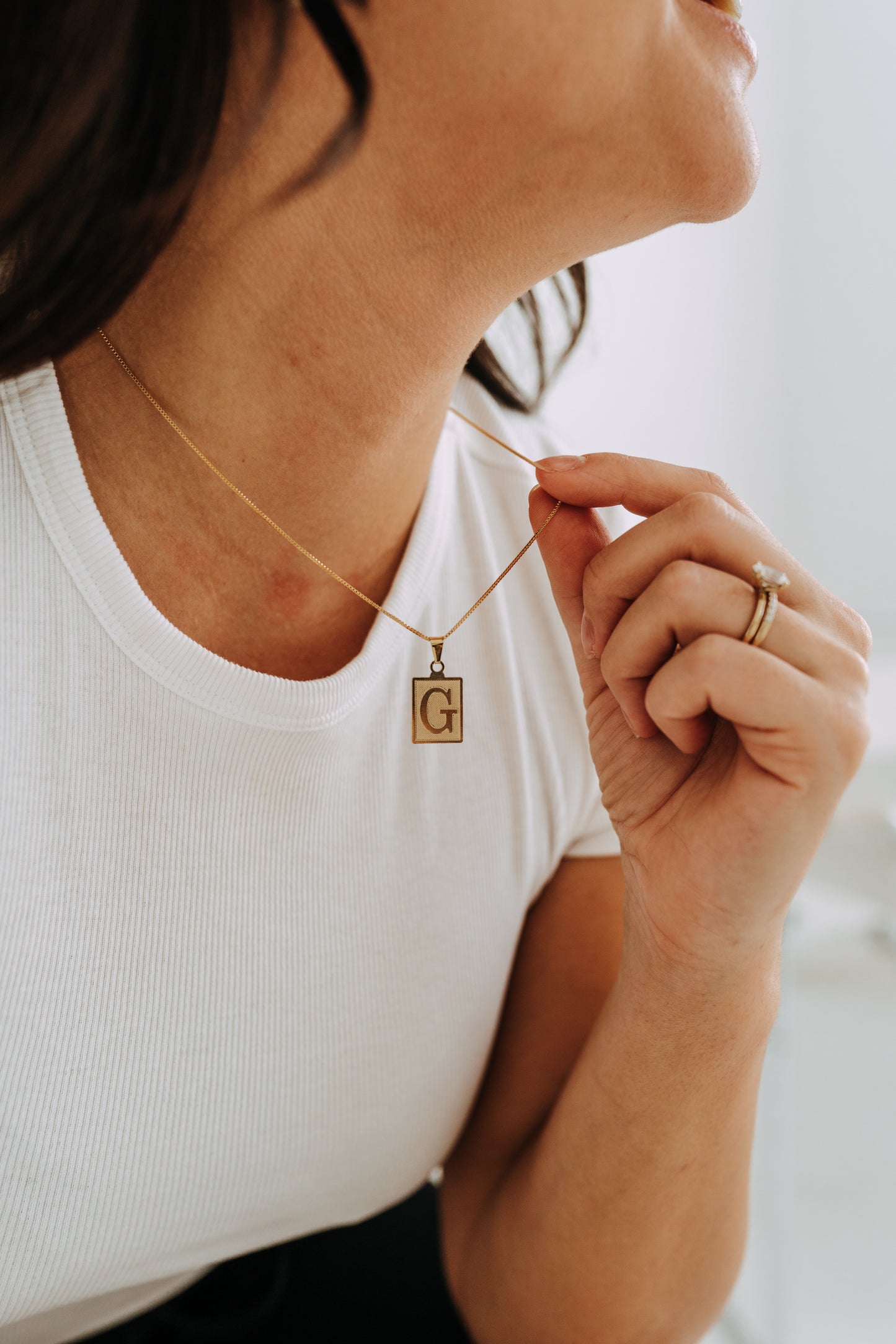 Original Initial Necklace