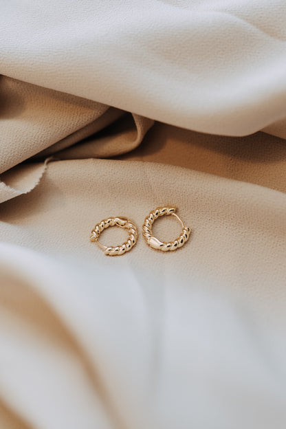 The Goldie Twist Hoops