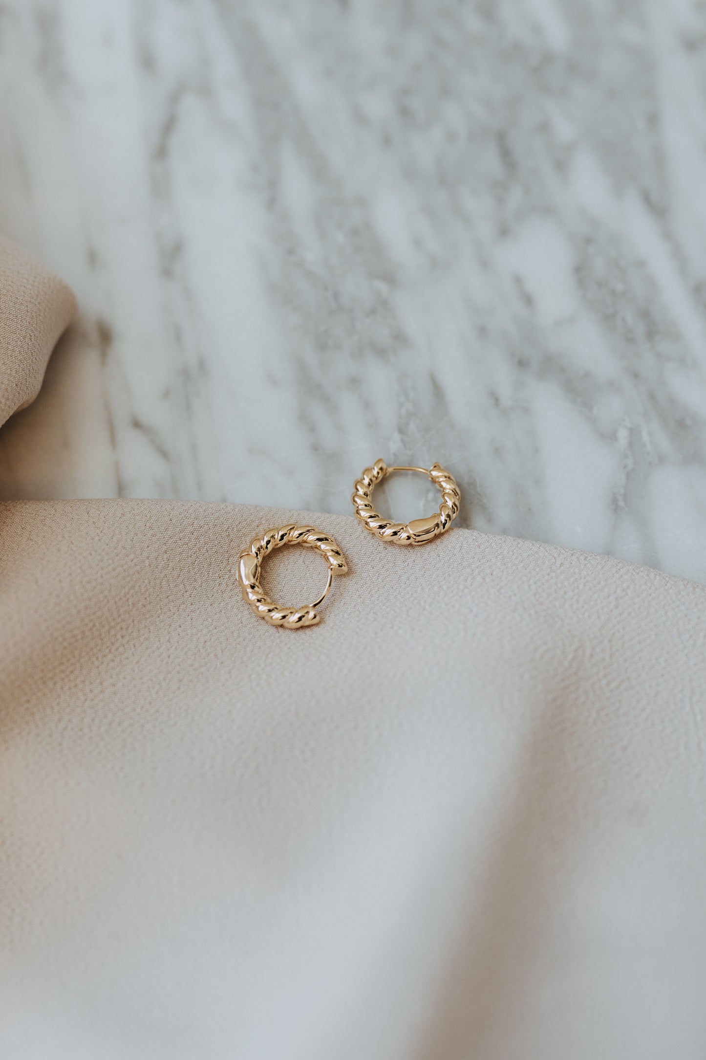 The Goldie Twist Hoops
