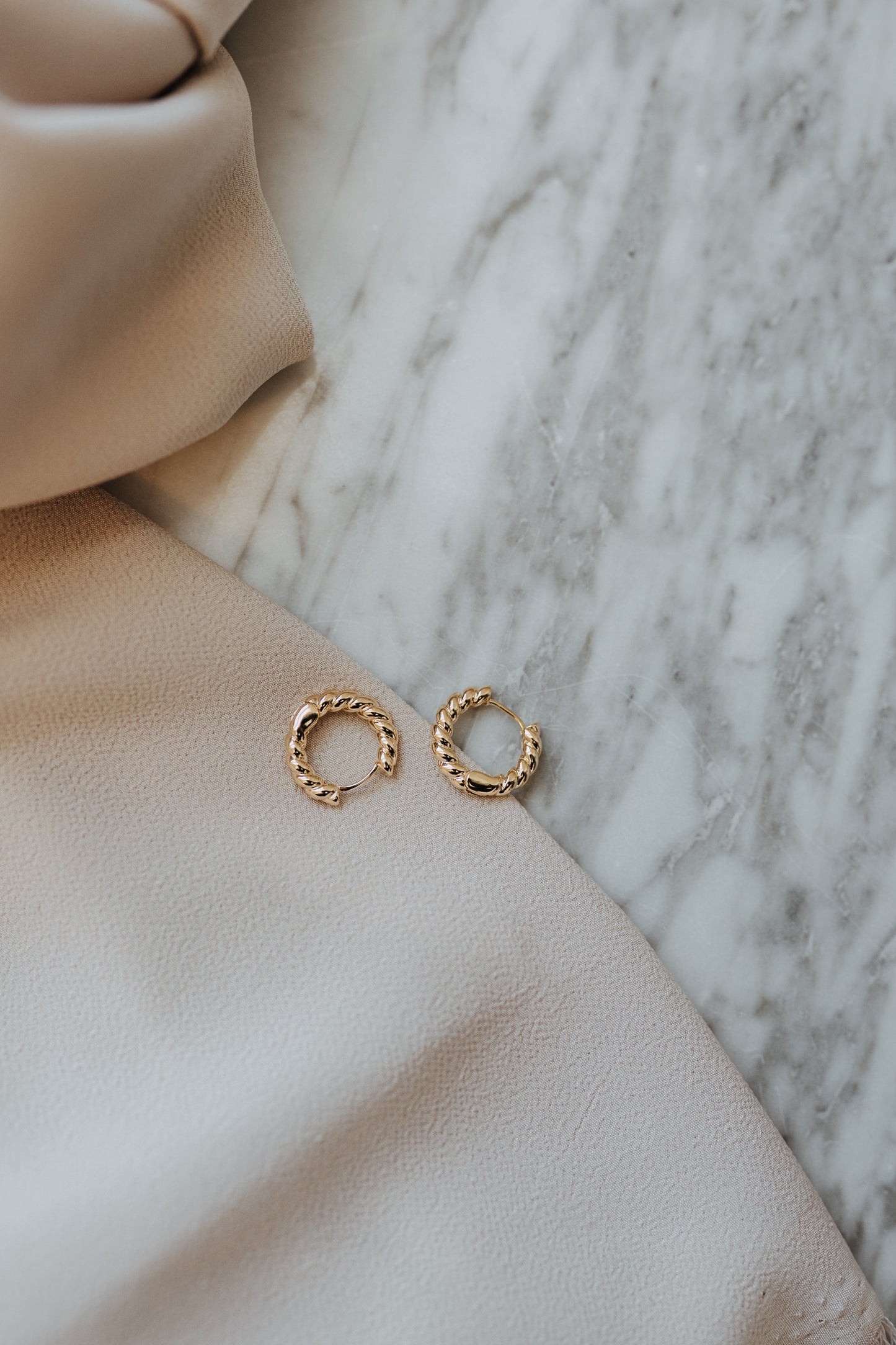 The Goldie Twist Hoops