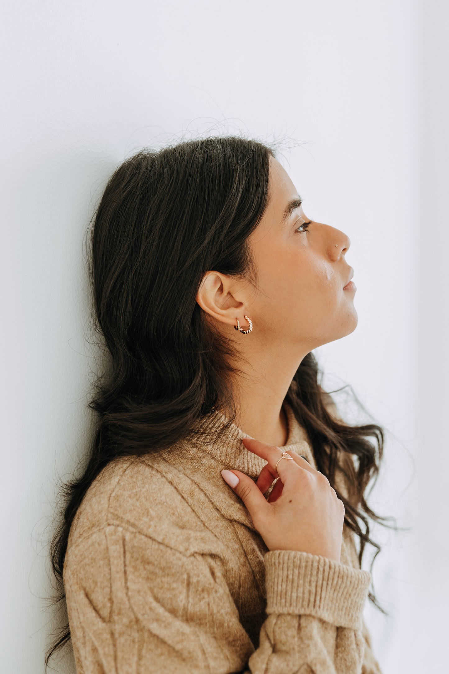 The Goldie Twist Hoops