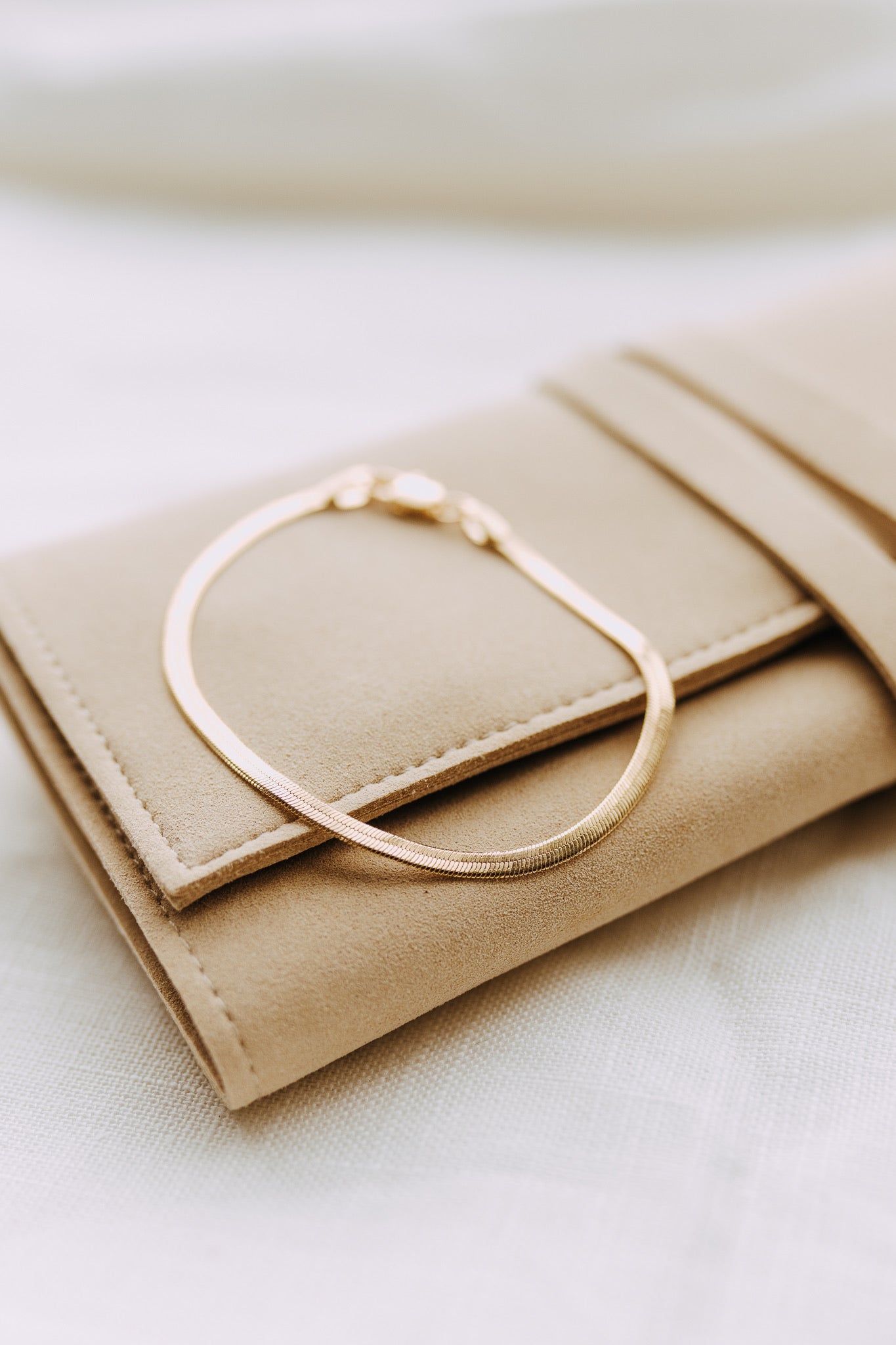 Herringbone Bracelet - Gold Filled