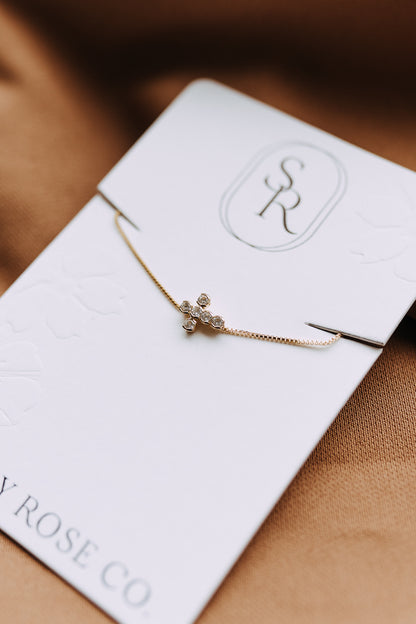 Dainty Cross Bracelet