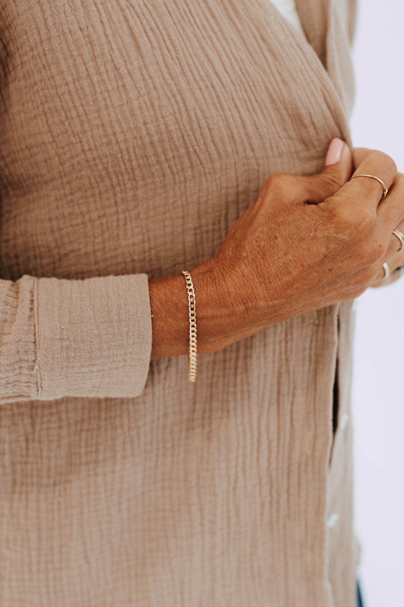4mm Curb Bracelet