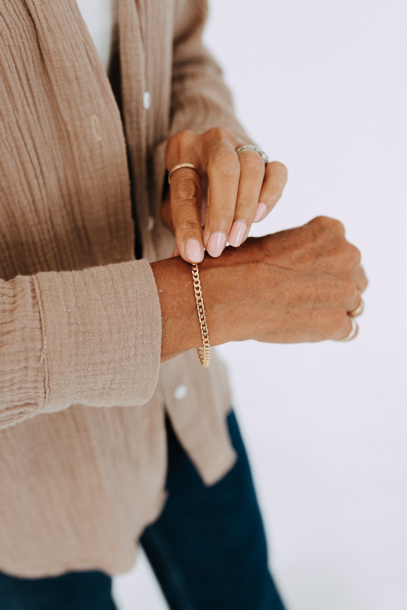 4mm Curb Bracelet