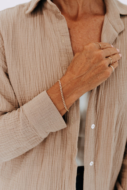 4mm Curb Bracelet