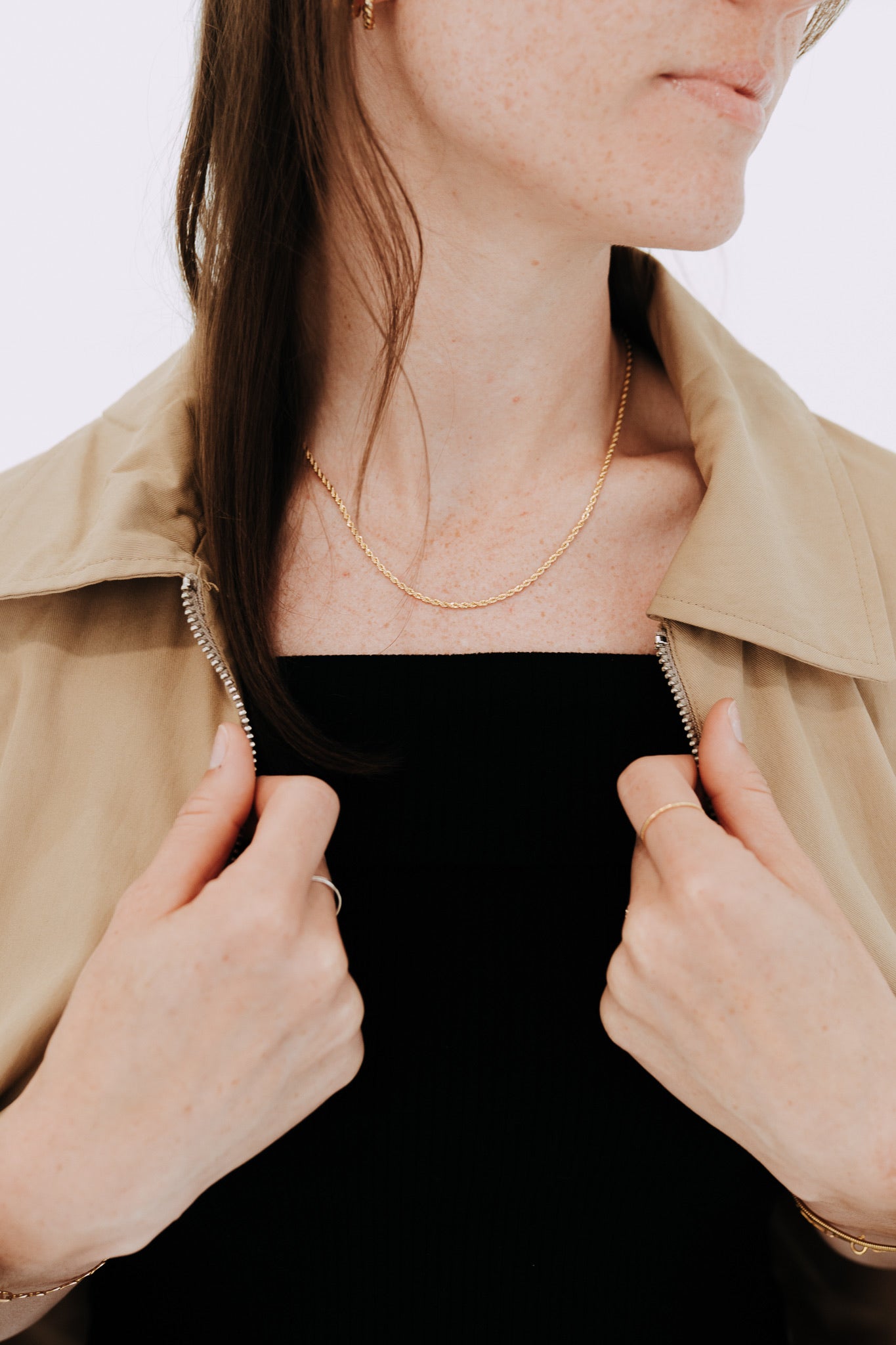 2mm Gold Filled Rope Chain Necklace