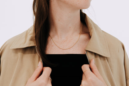 2mm Gold Filled Rope Chain Necklace