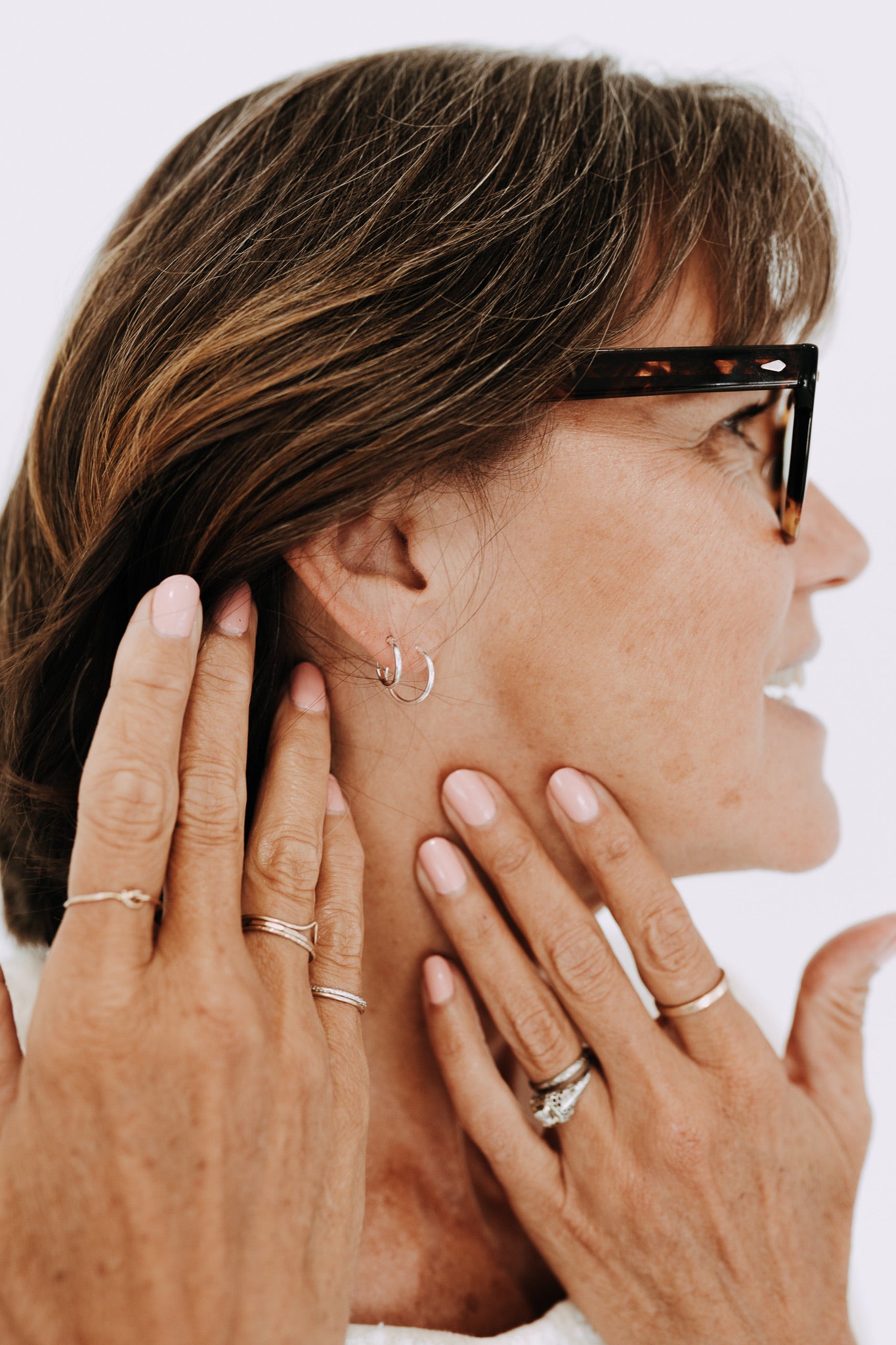 Sleeper Hoops - Sterling Silver