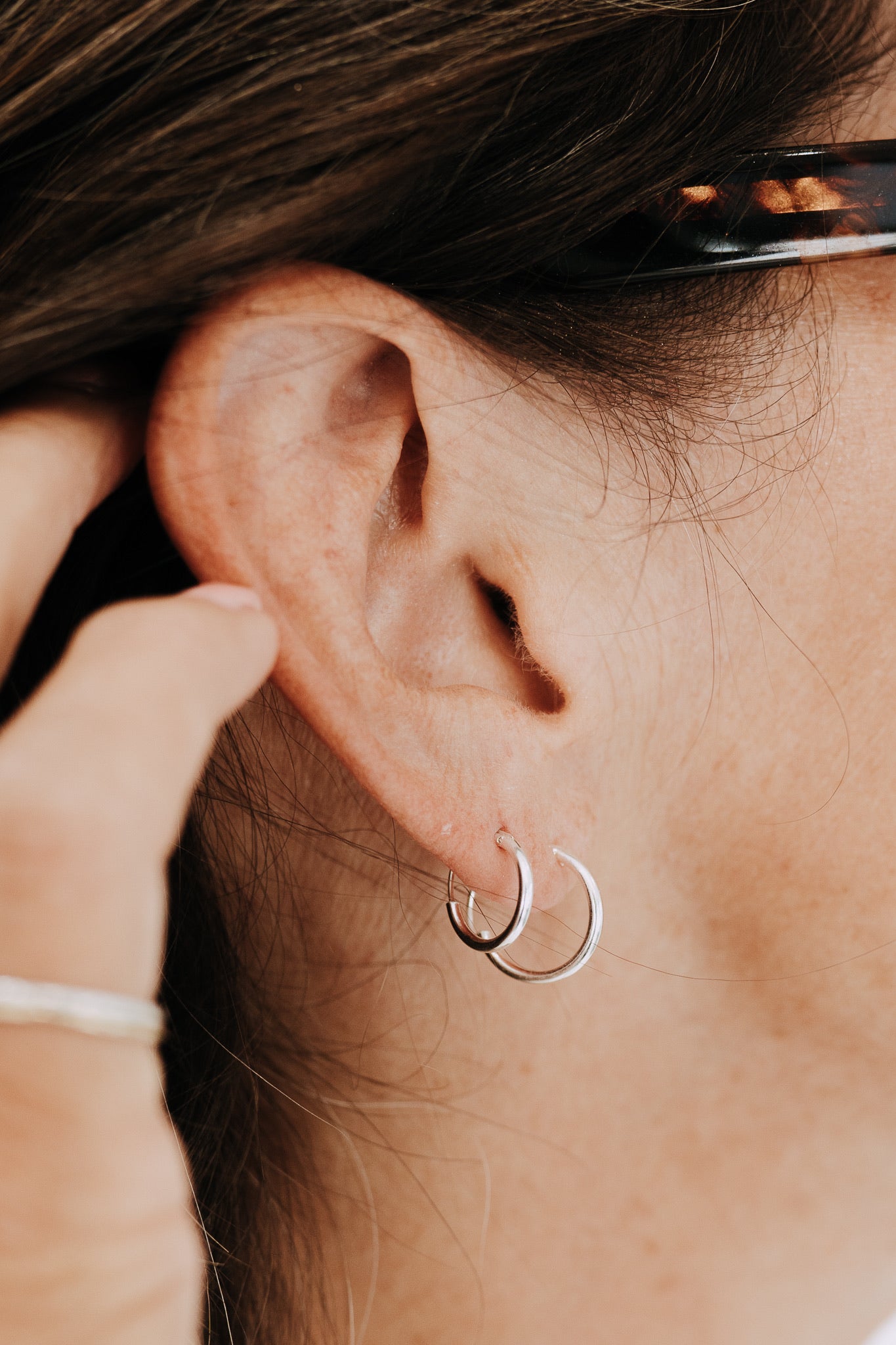 Sleeper Hoops - Sterling Silver