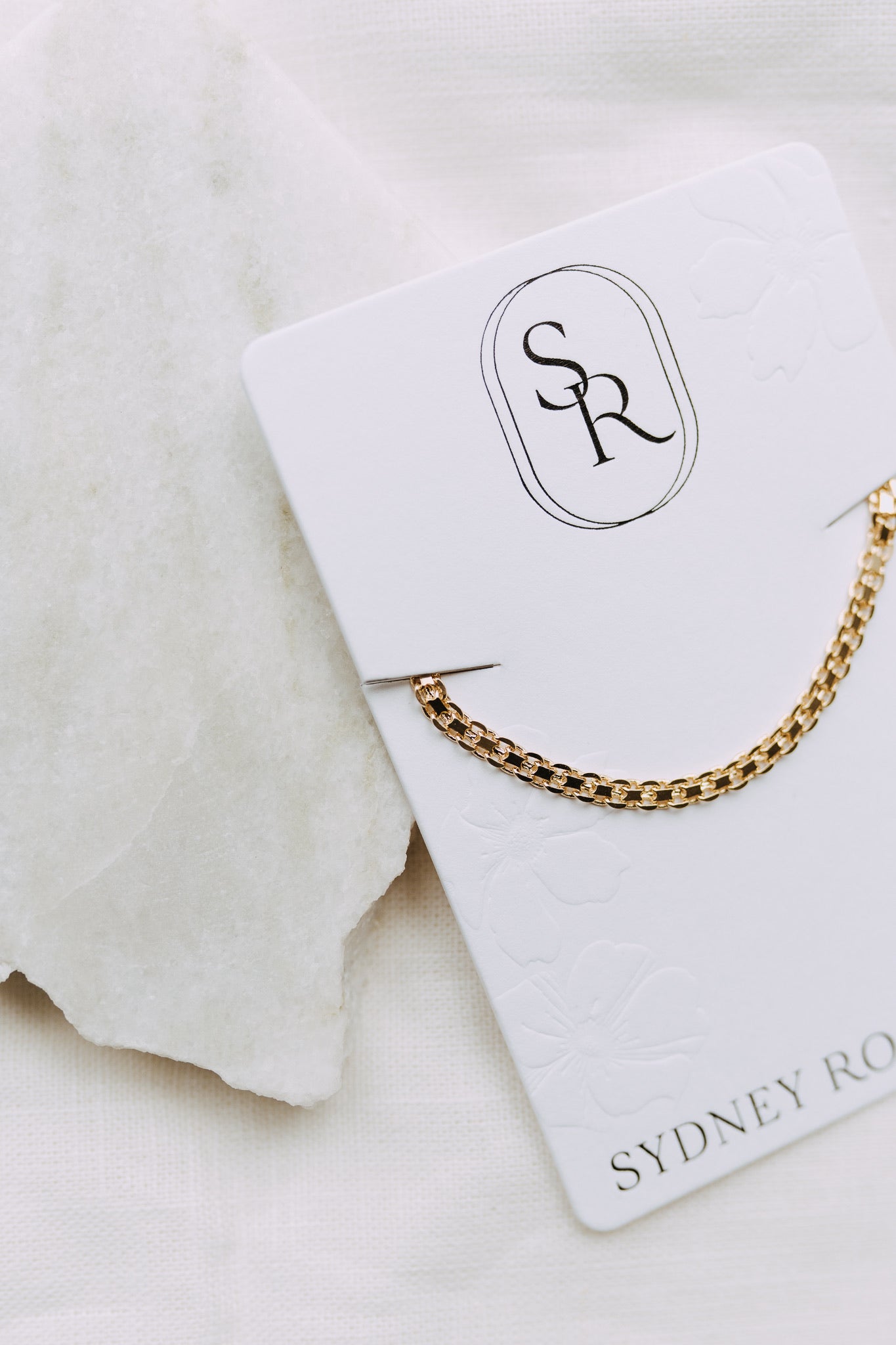 Marlow Bracelet | 18k Gold Filled Double Curb Chain Bracelet