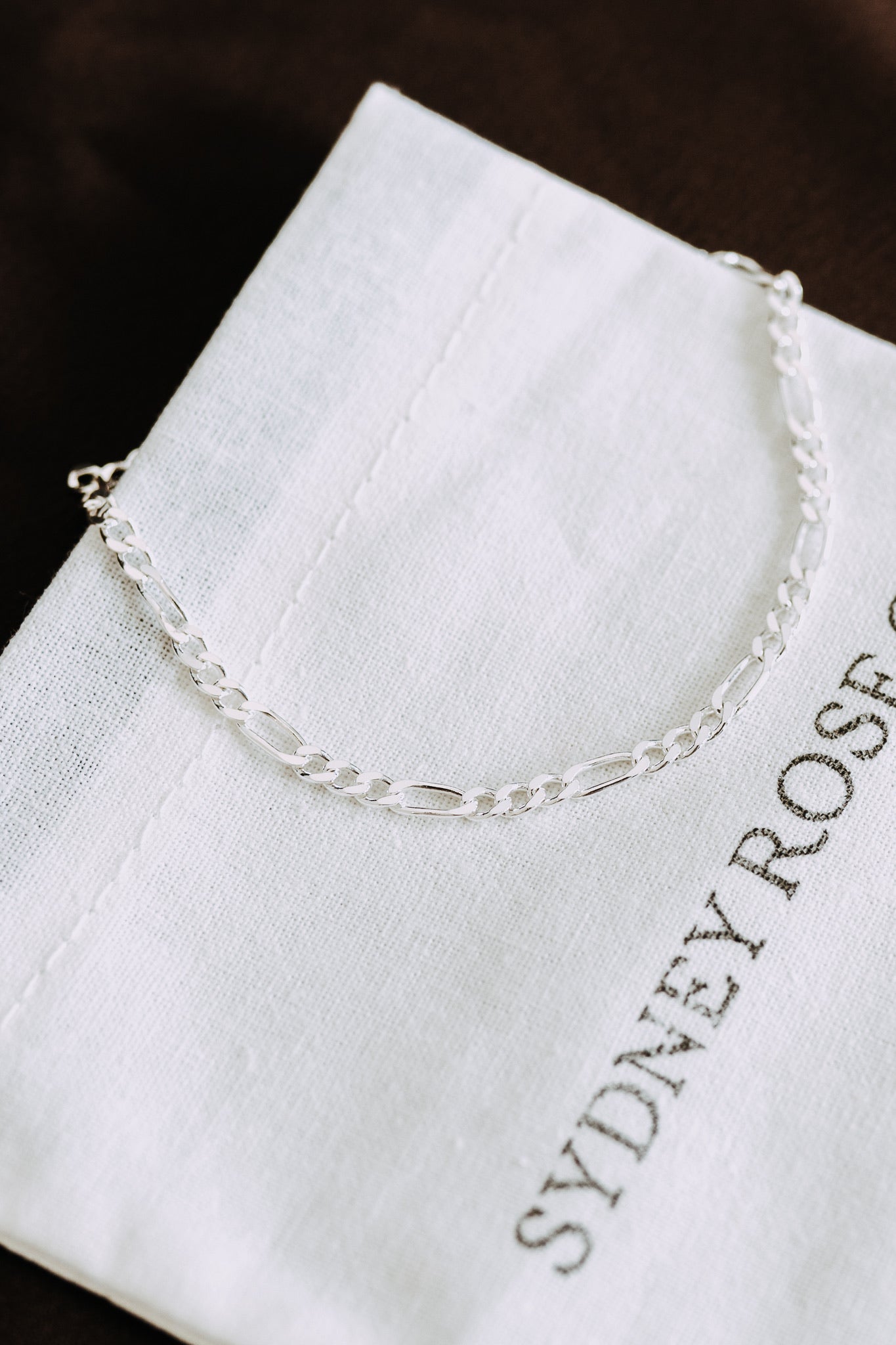 Sterling Silver Figaro Bracelet | 3mm Chain Bracelet